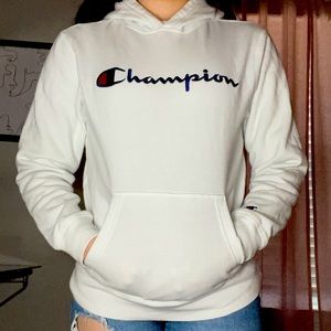 White champion size small 
Excellent condition